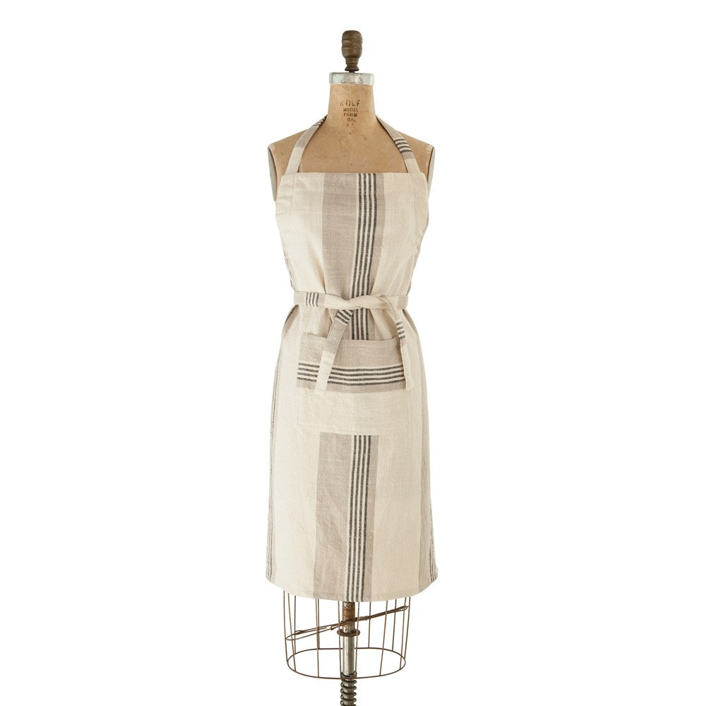 Woven Cotton Striped Apron image 0