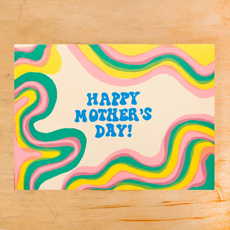 Mom Squiggles Greeting Card image 0