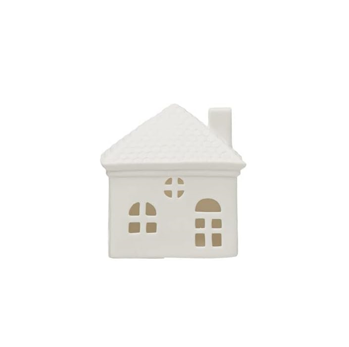 Stoneware Bisque Houses w/ LED Lights  image 8