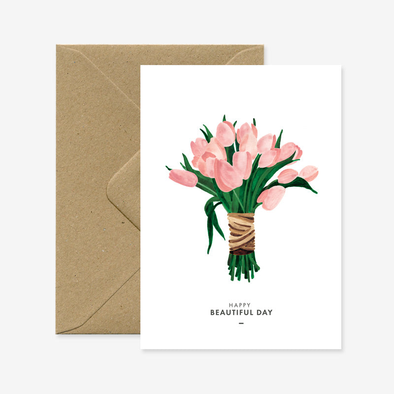 Beautiful Tulips Greeting Card image 0