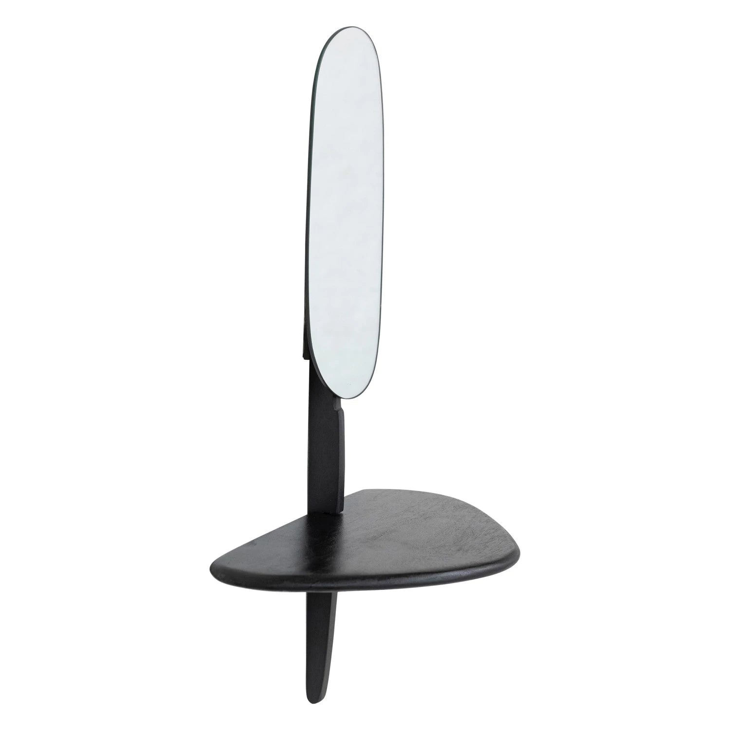Organic Wall Mirror w/ Shelf image 2