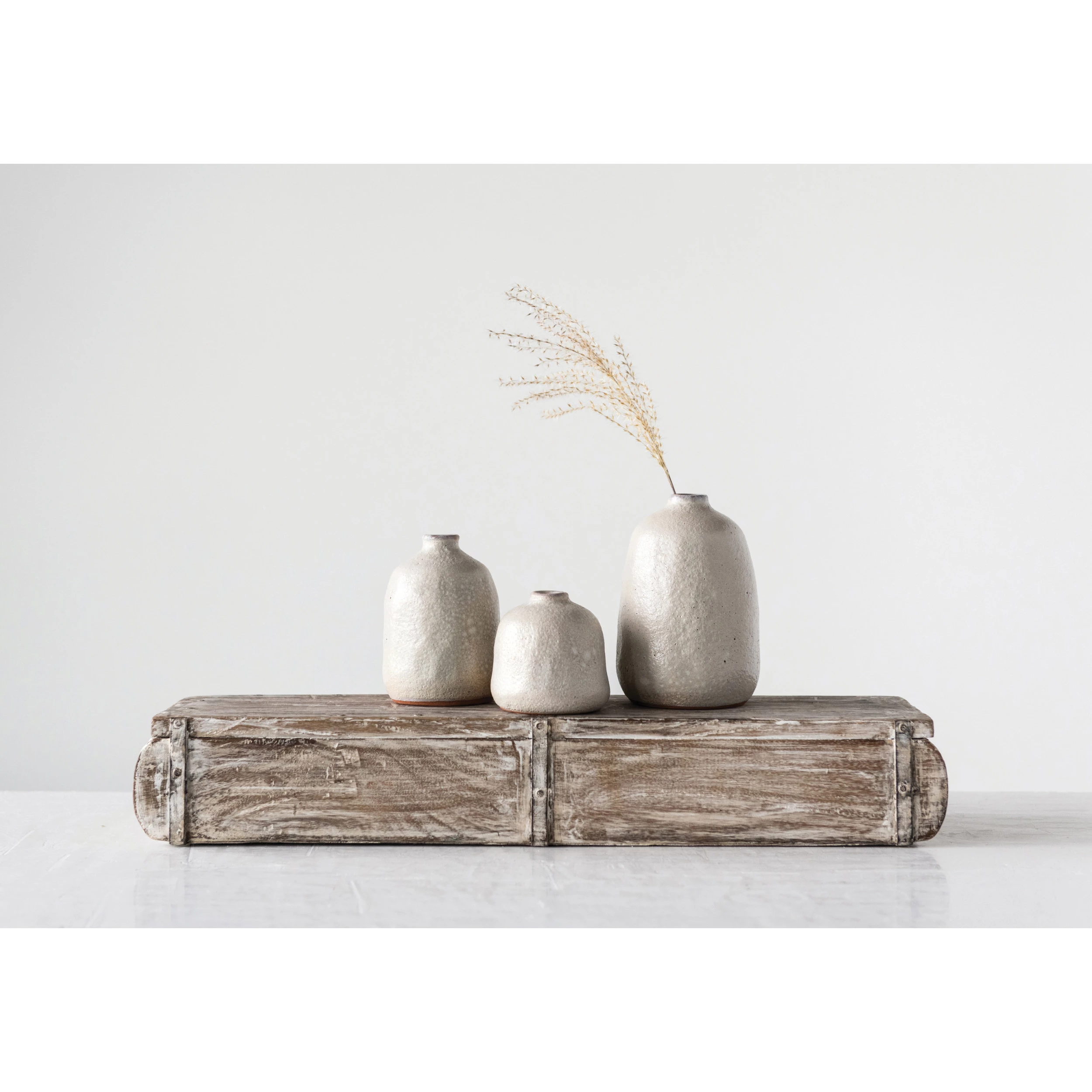 Terracotta Vases w/ Sand Finish image 1