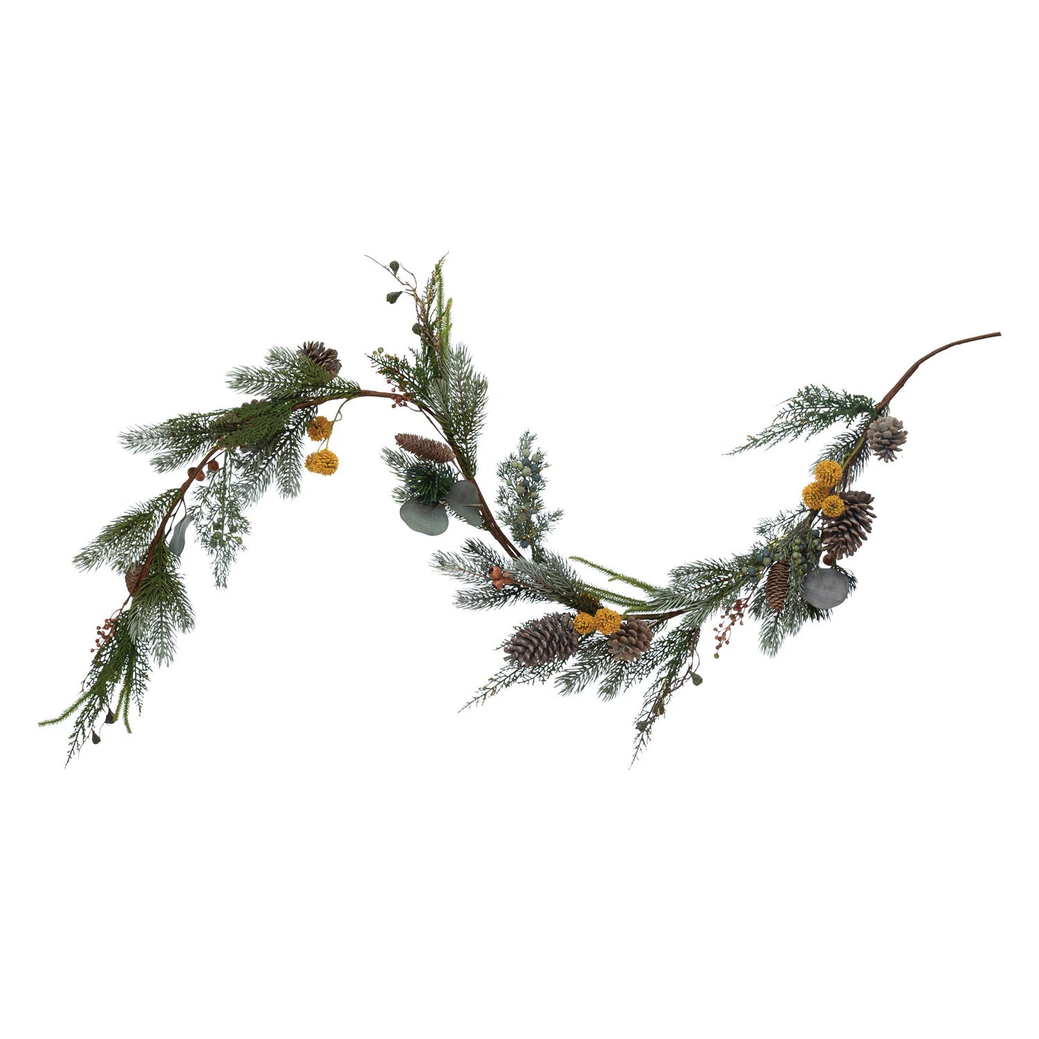 Faux Mixed Evergreen Garland image 0