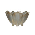 Porcelain Flower Bowl Reactive Glaze Blue image 0