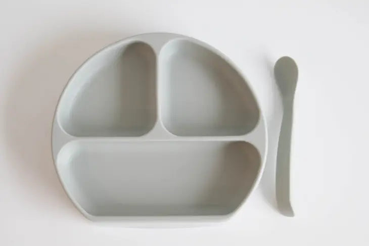 Silicone Suction Plate With Lid & Spoon image 4