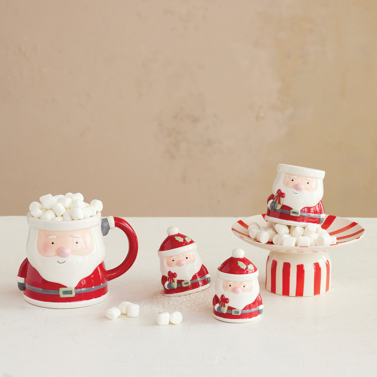 Ceramic Santa Shaped Mug image 1