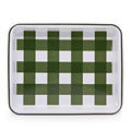 Max Humphrey x CCH Gingham Rectangle Tray - Forest Green