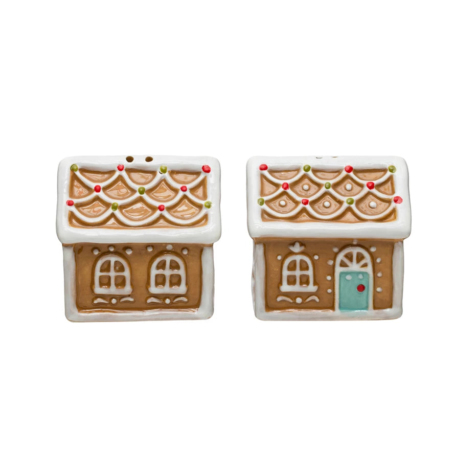 Gingerbread House Salt & Pepper Shakers (Set of 2) image 0