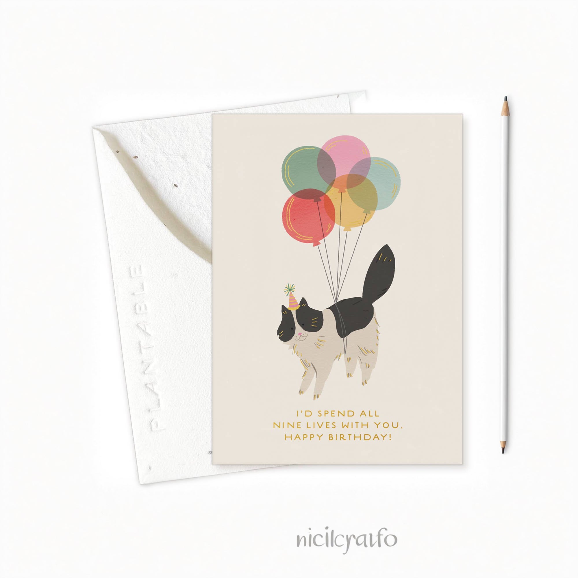 Birthday Kitty Card image 2