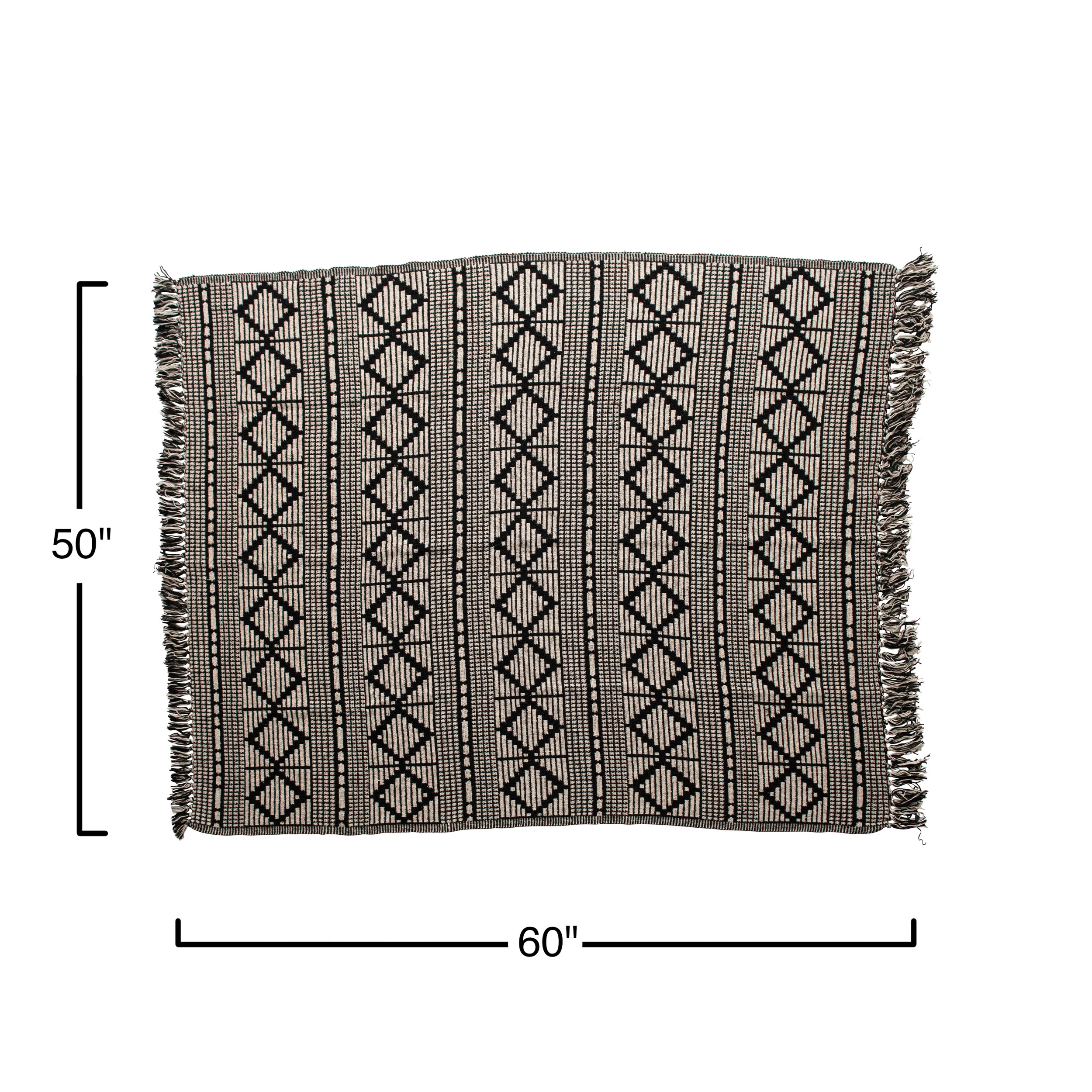 Throw Blanket with Fringe image 4