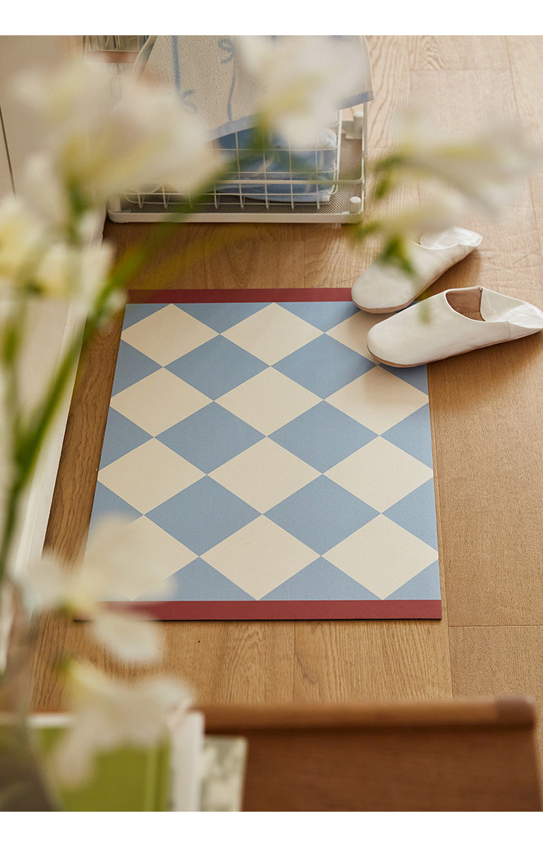 Diatomaceous Earth Bath Mat - Classic Tile
