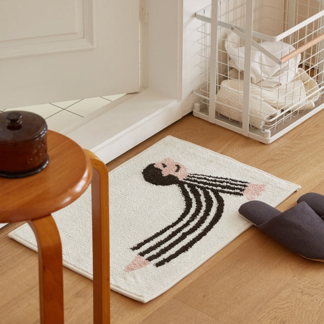 Jacquard Bath Mat - Gentle Yoga