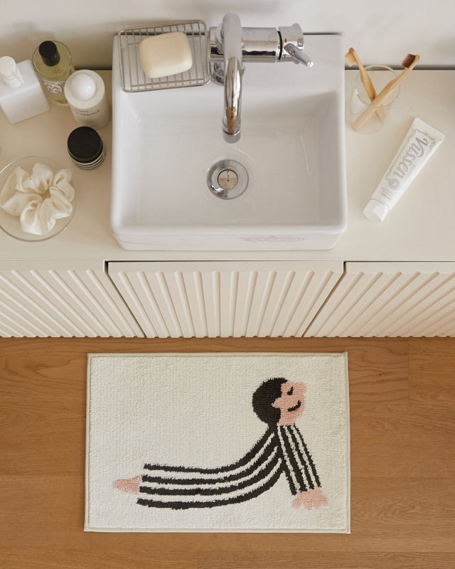 Jacquard Bath Mat - Gentle Yoga