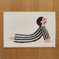 Jacquard Bath Mat - Gentle Yoga