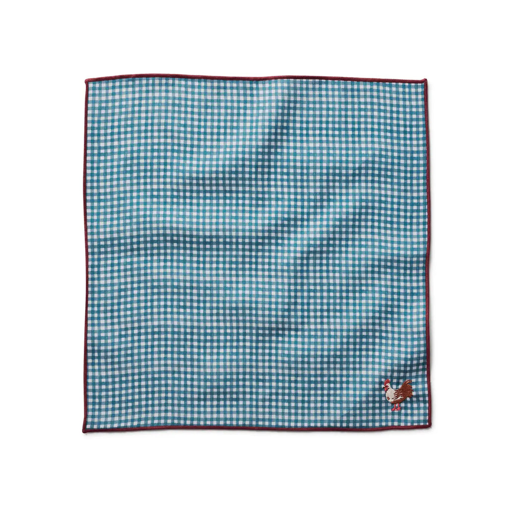 Home Sweet Home Embroidered Cotton Napkins - Set of 4