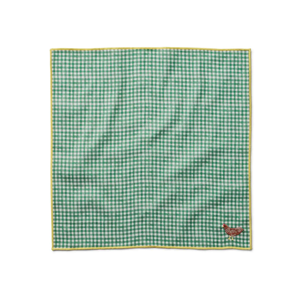 Home Sweet Home Embroidered Cotton Napkins - Set of 4