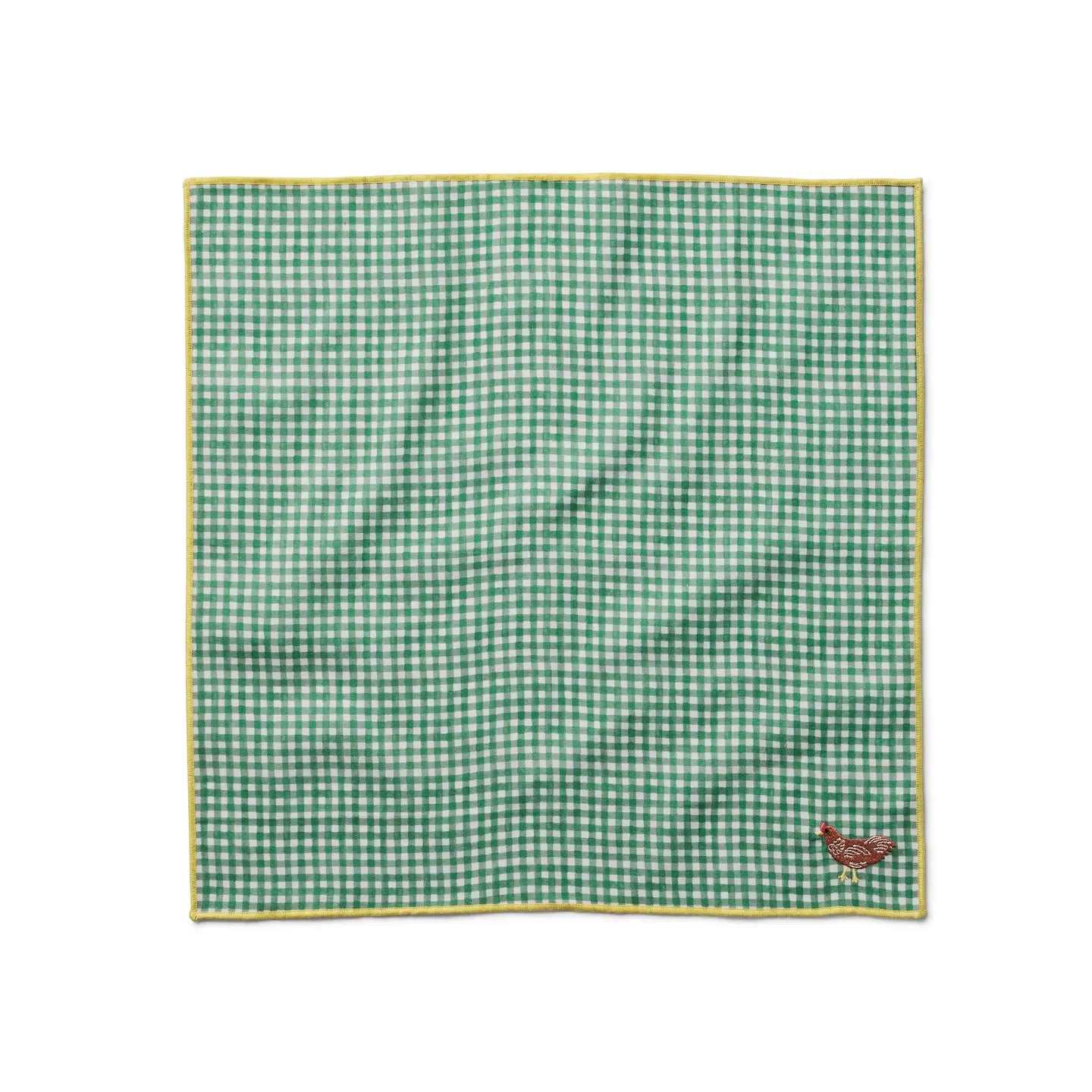 Home Sweet Home Embroidered Cotton Napkins - Set of 4