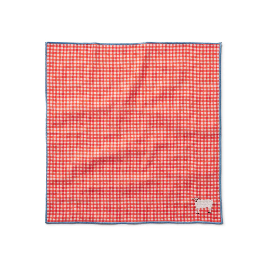 Home Sweet Home Embroidered Cotton Napkins - Set of 4