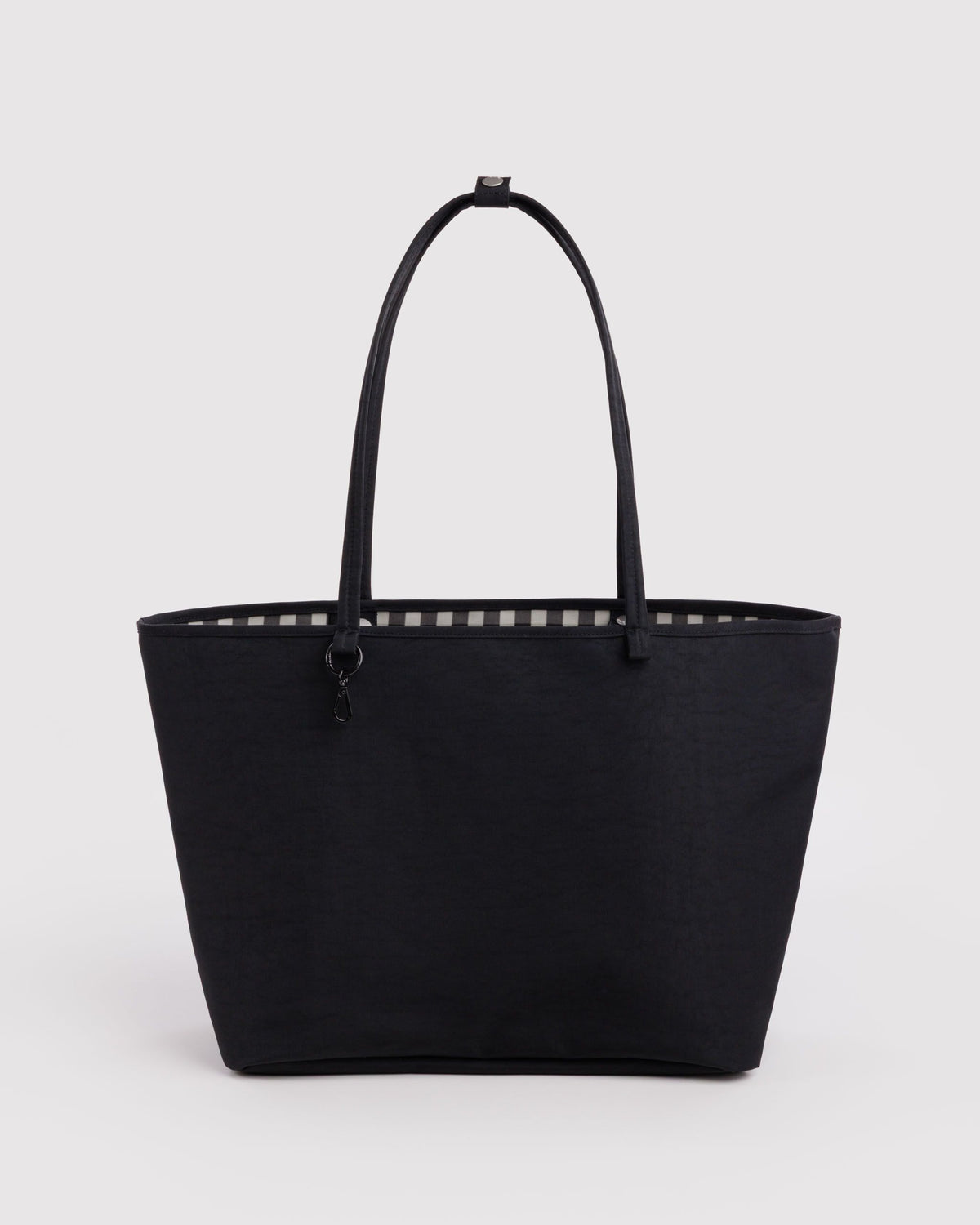 Nylon Reverstible Tote - Black Mix