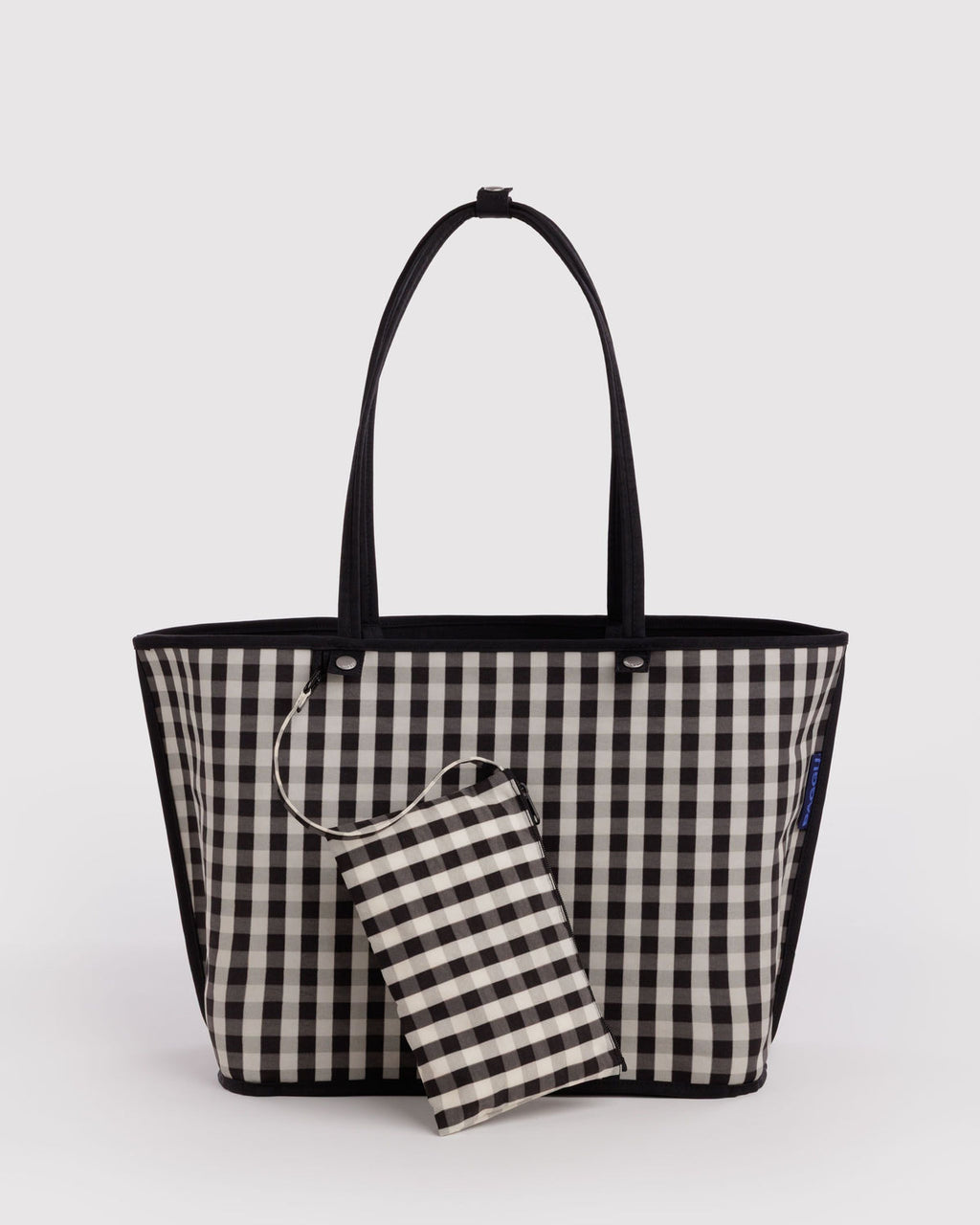 Nylon Reverstible Tote - Black Mix