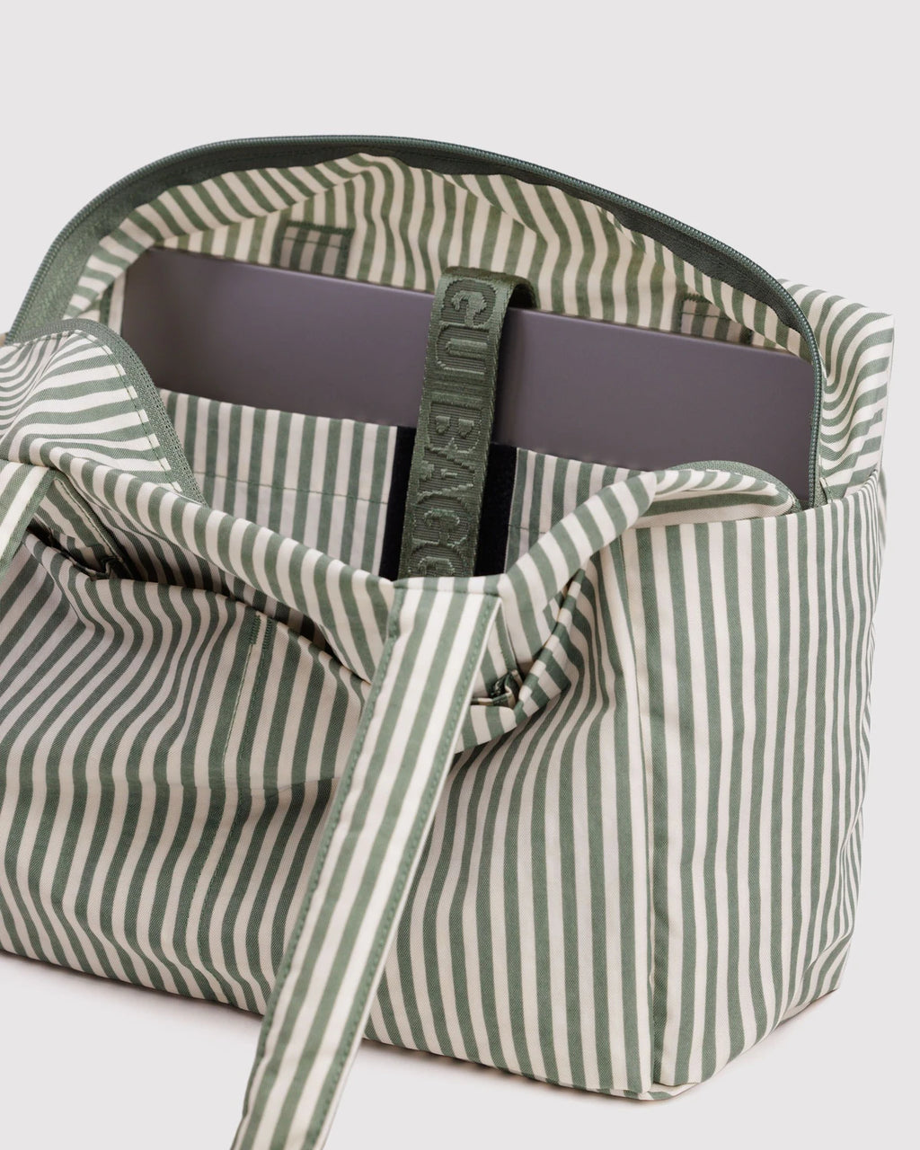 Everyday Cloud Bag - Sage Stripe