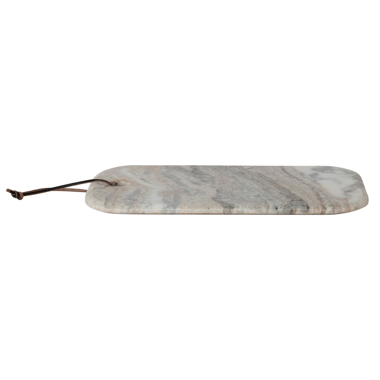 Marble Cheese/Serving Board with Leather Tie