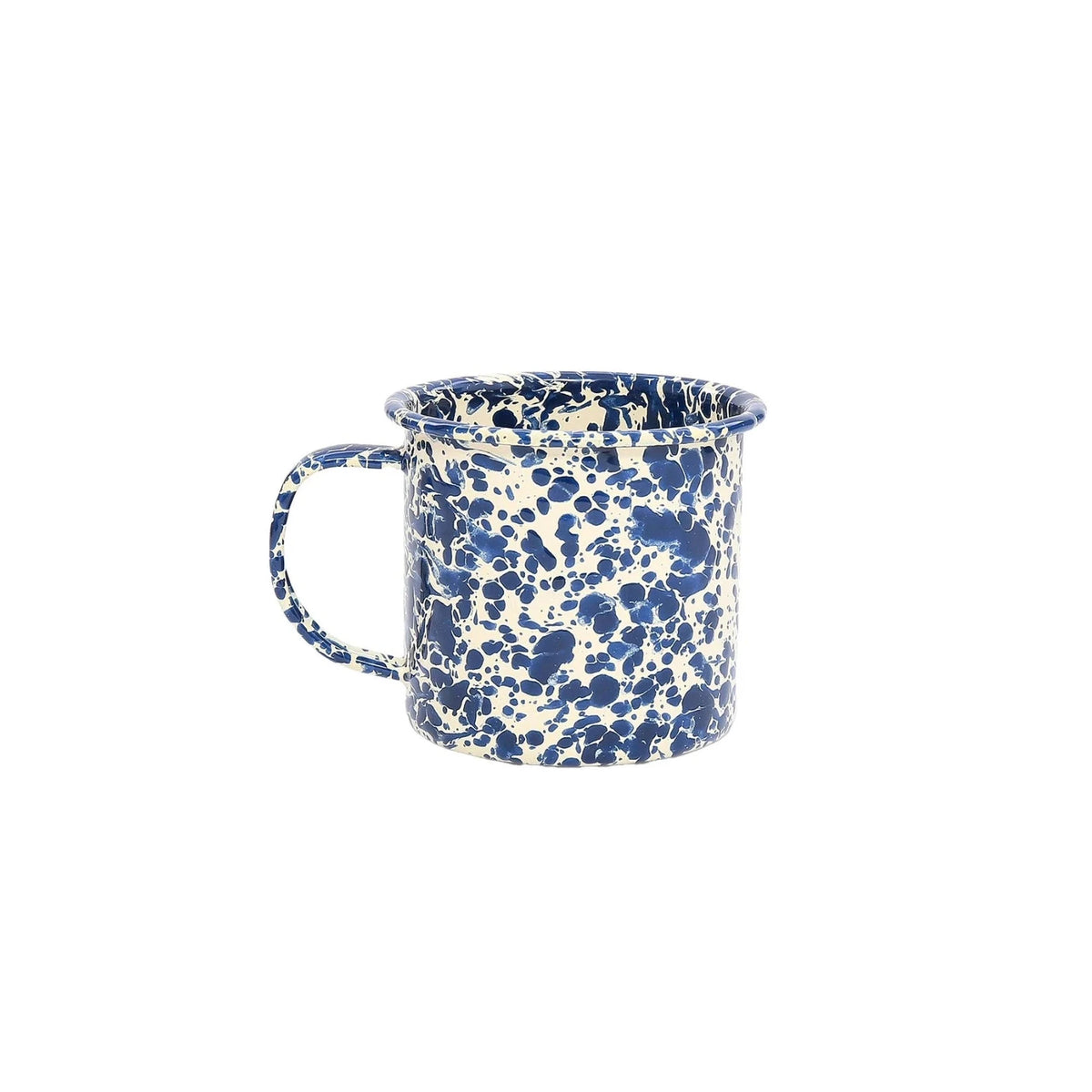 Splatter 12 oz Mug - Navy & Cream