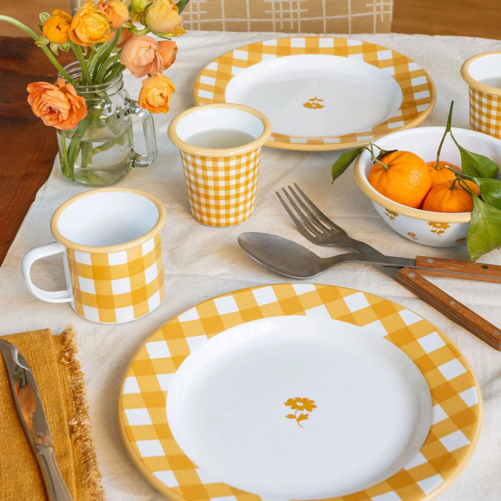 Max Humphrey x CCH Gingham Mug - Yellow