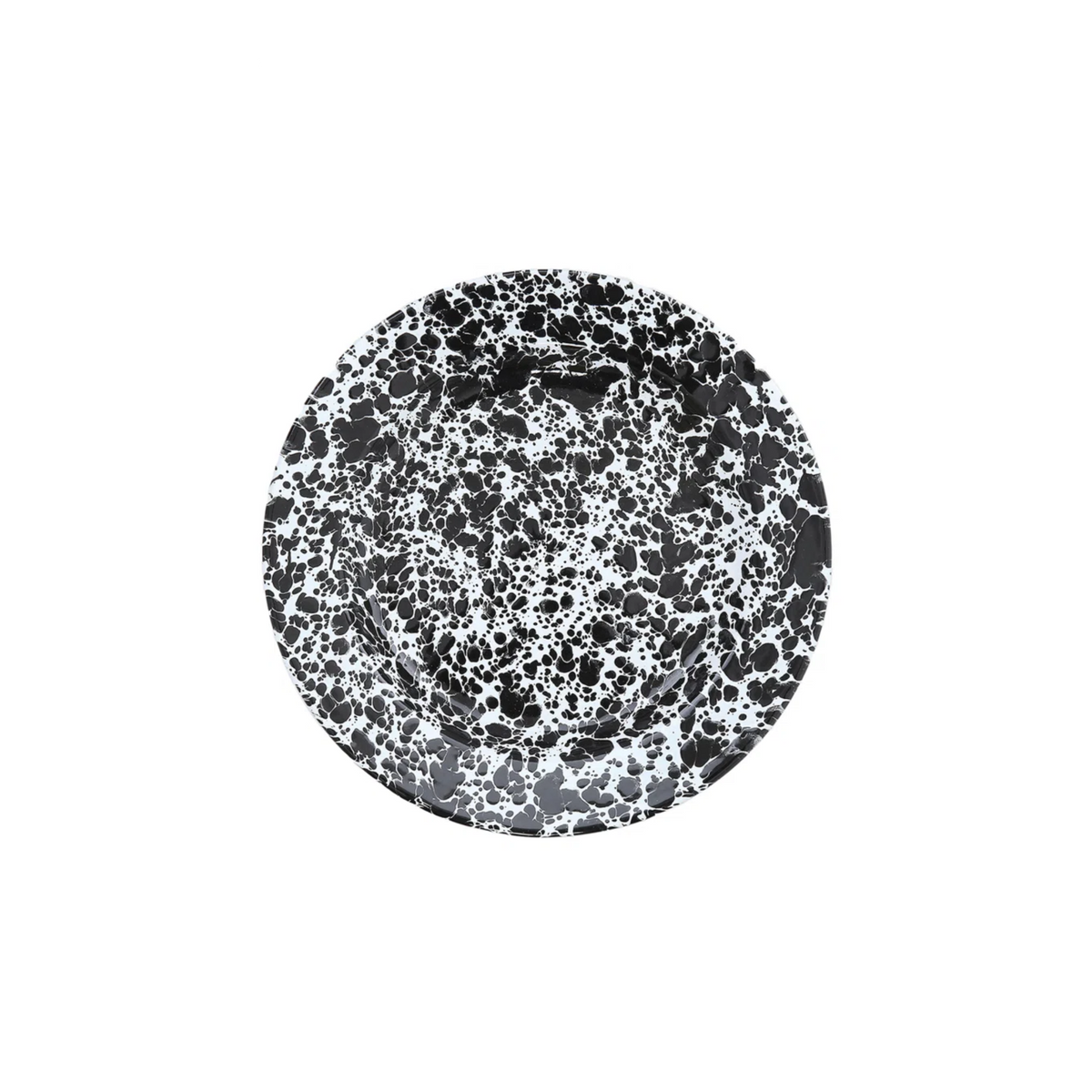 Splatter Salad Plate - Black