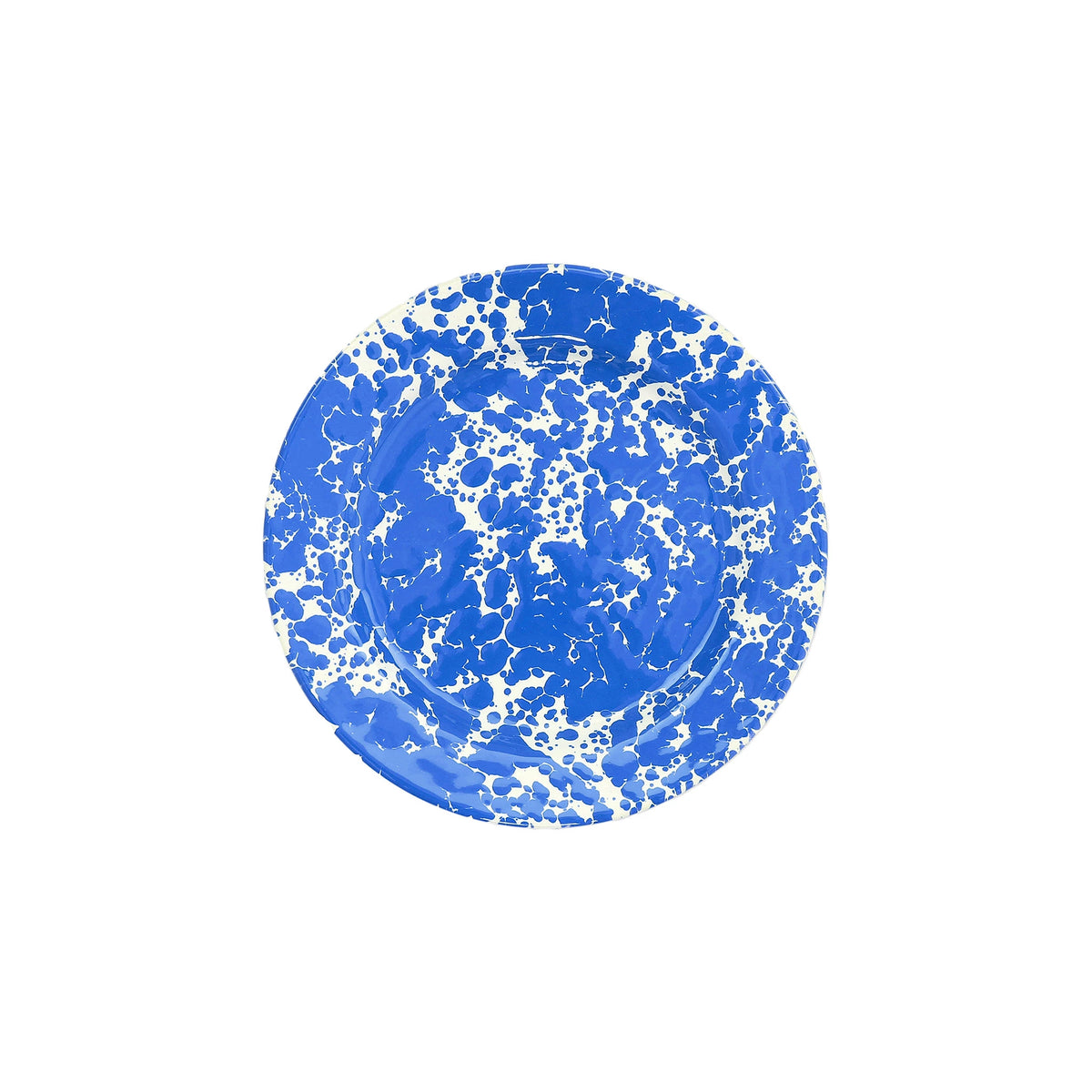 Splatter Salad Plate - Blue