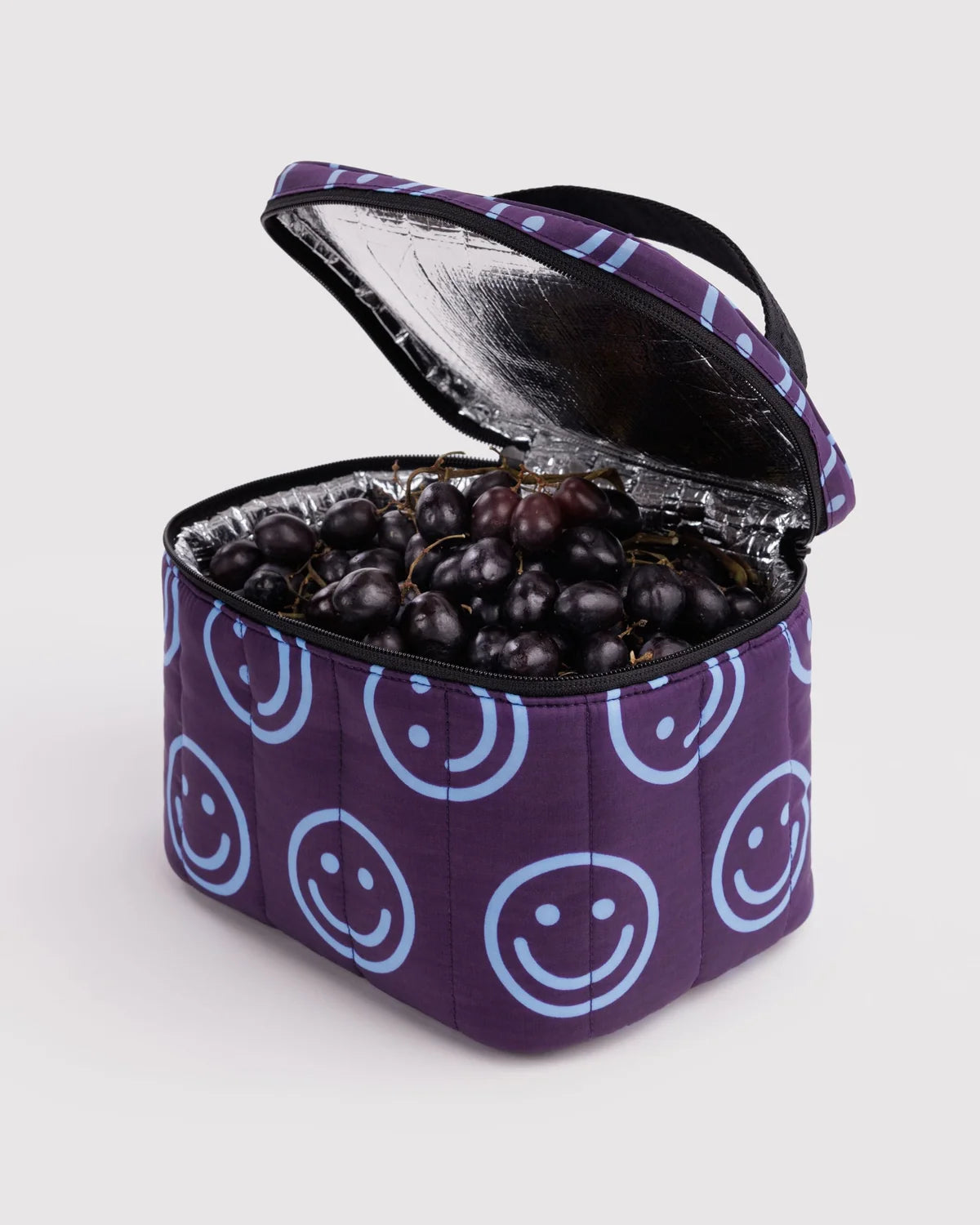 Puffy Lunch Bag - Indigo Happy