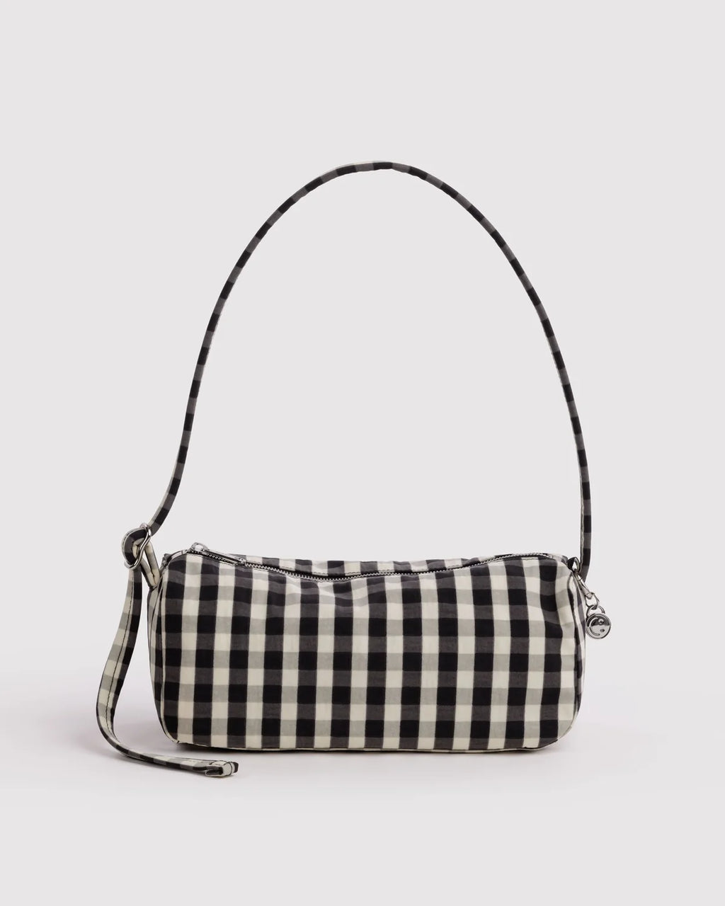 Nylon Loaf Bag - Black and Cream Gingham