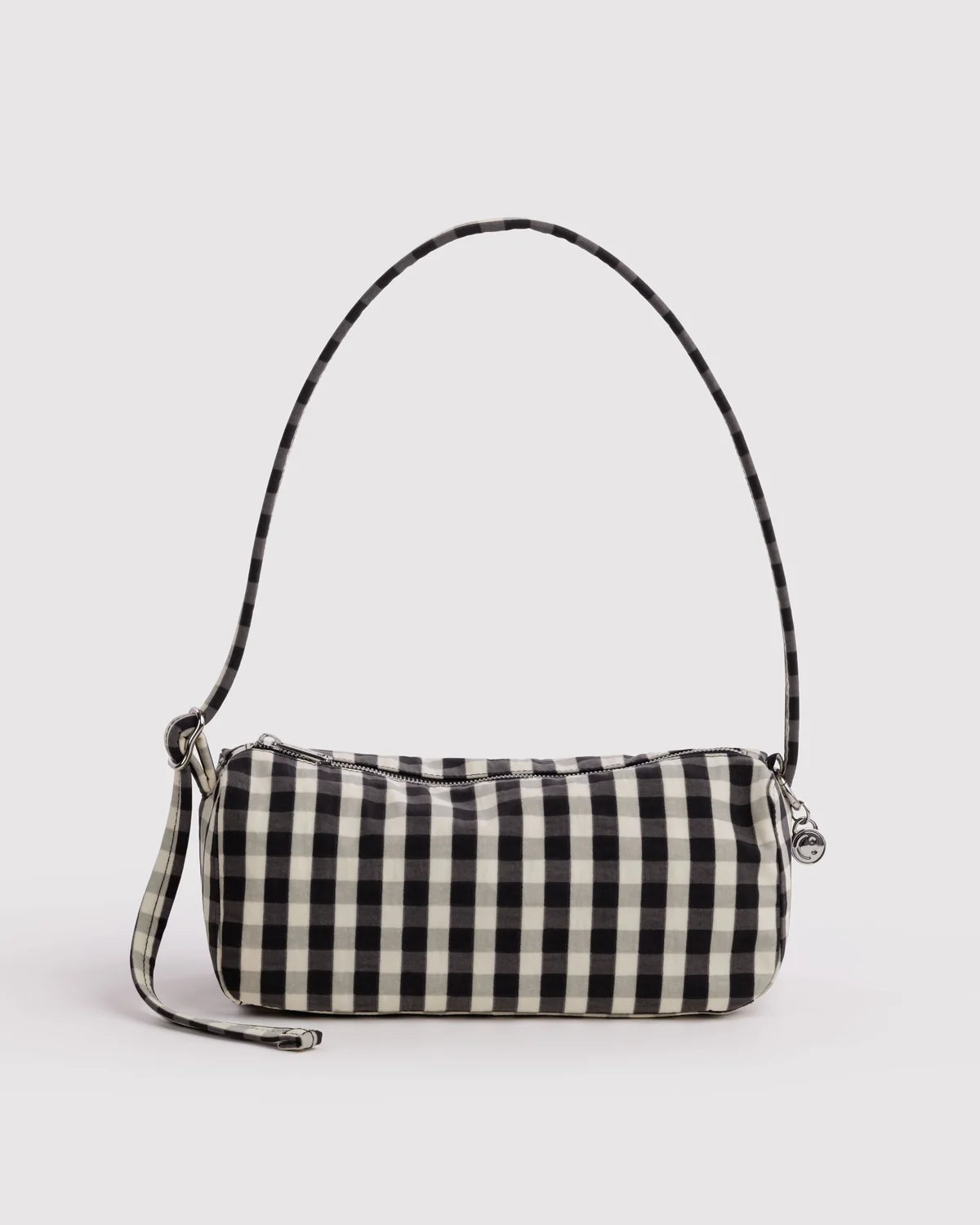 Nylon Loaf Bag - Black and Cream Gingham