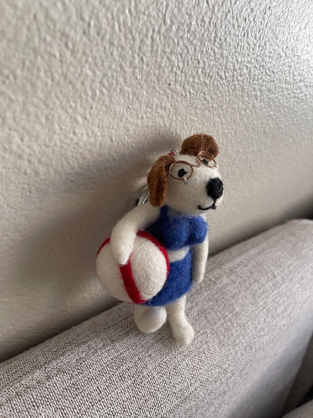 Ball Dog Key Ring