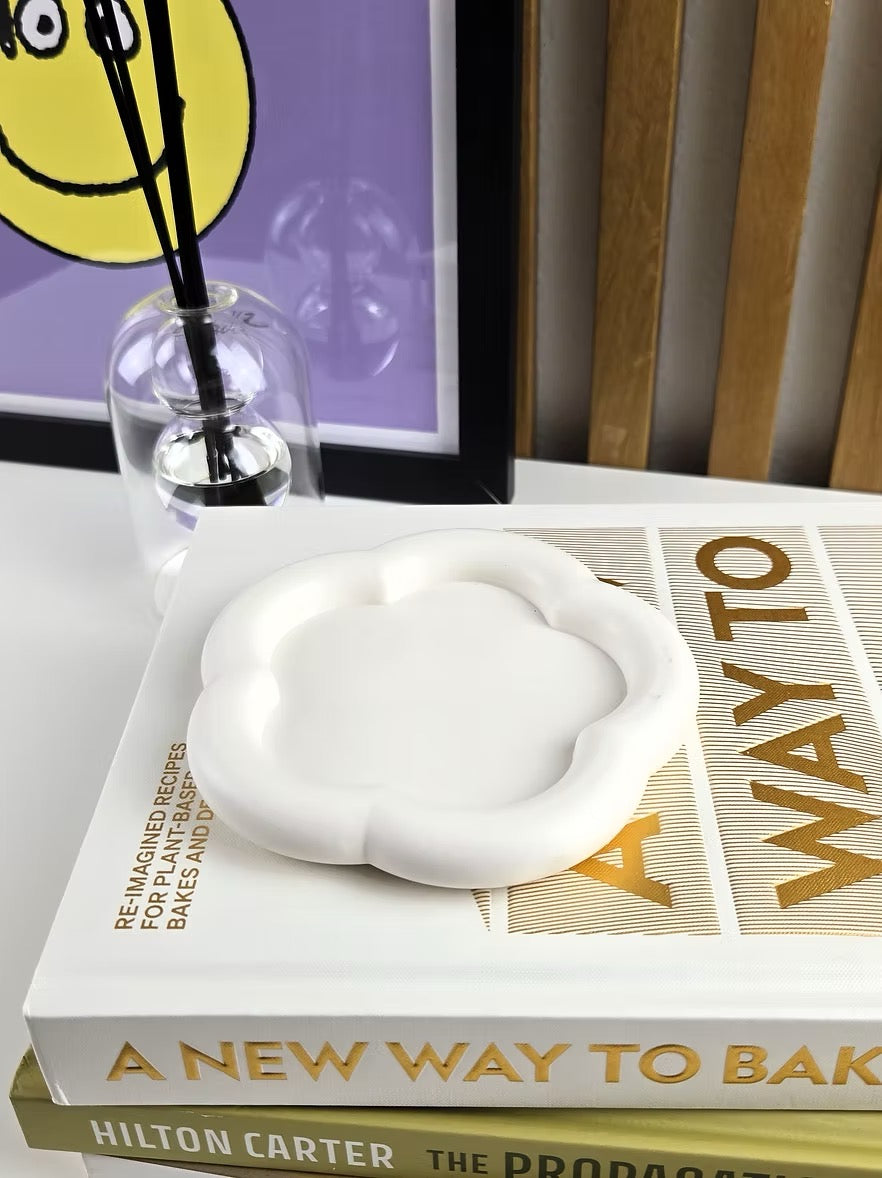 Cloud Jewelry Trinket Tray - Flower
