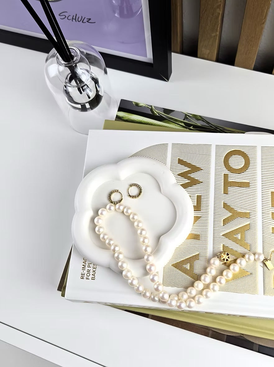 Cloud Jewelry Trinket Tray - Flower