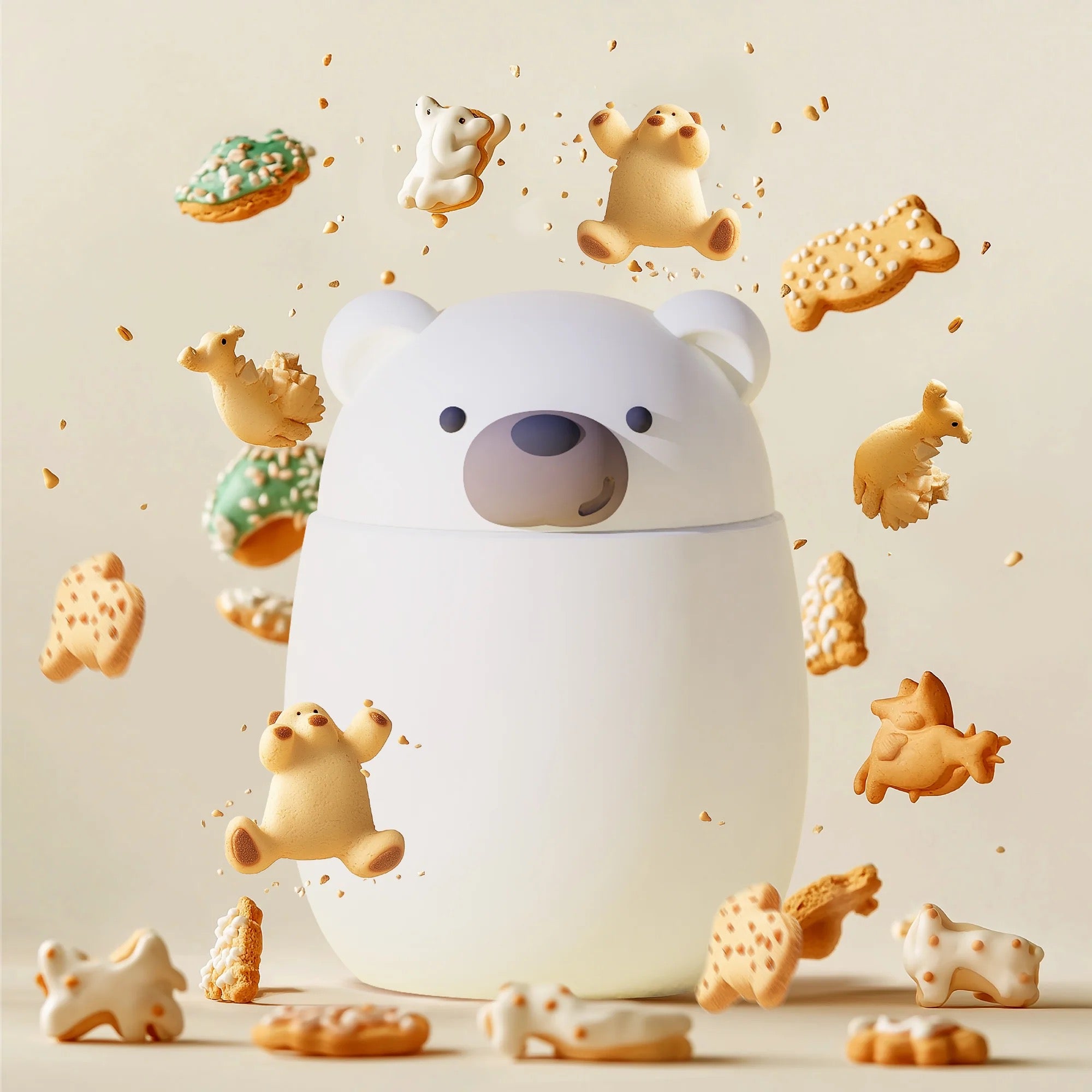 Bestie Food Jar - Polar Bear