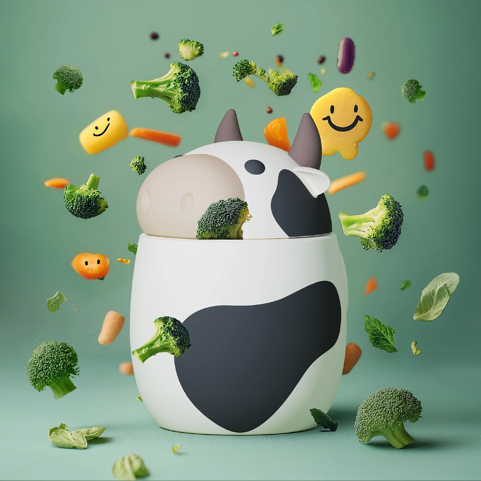 Bestie Food Jar - Cow