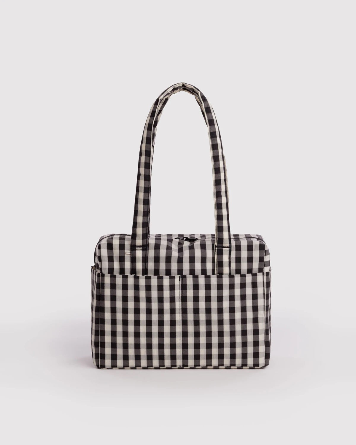 Everyday Cloud Bag - Black and Cream Gingham