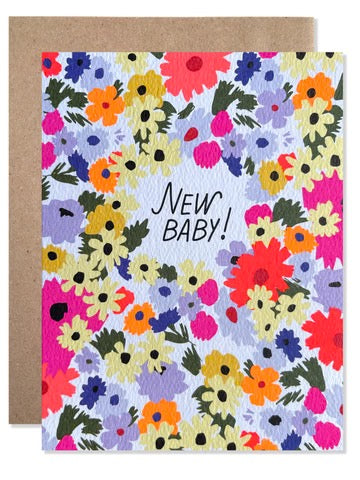 New Baby Martha's Garden Card