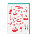 Happy New Home Doodles Greeting Card