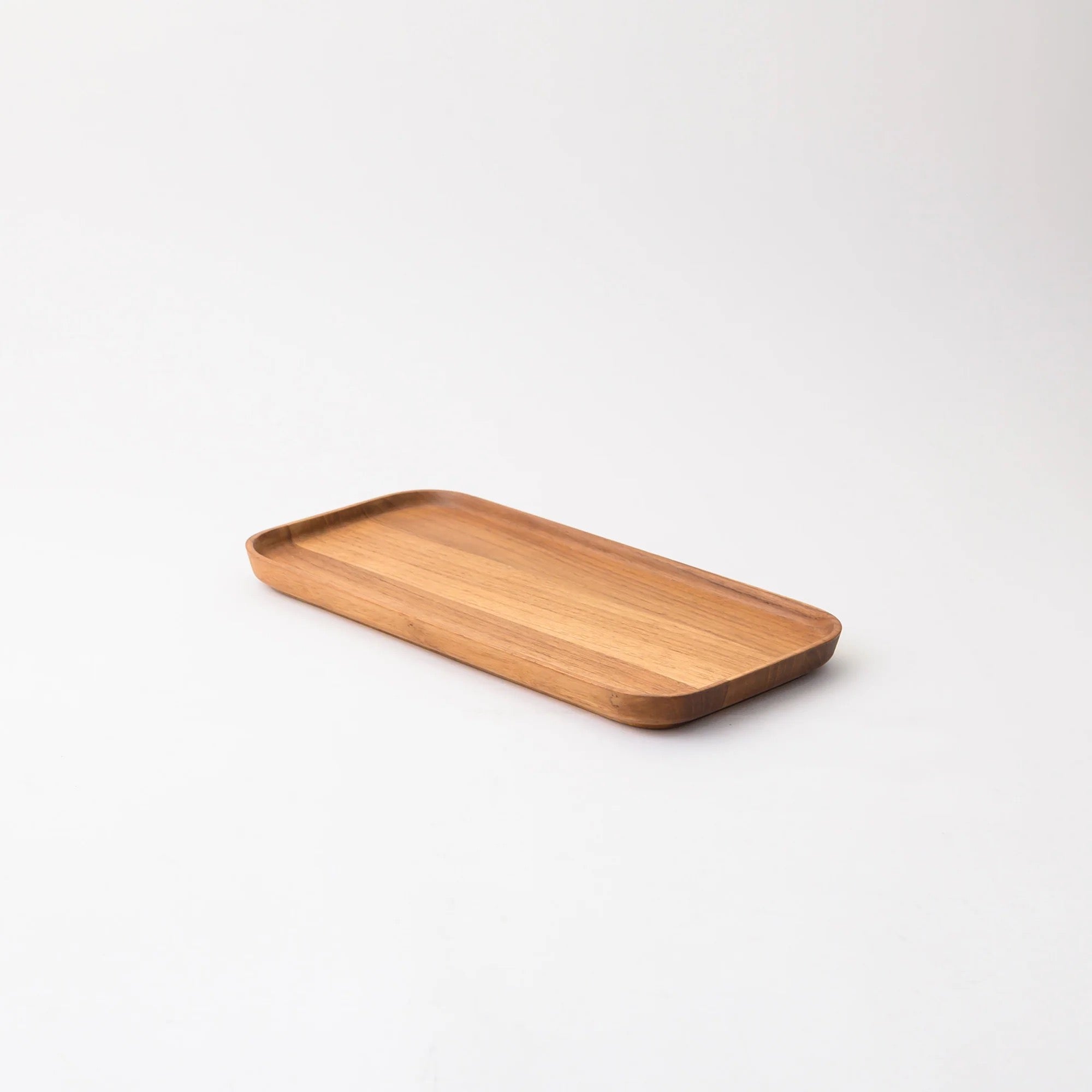 Moon Long Dish - Teak