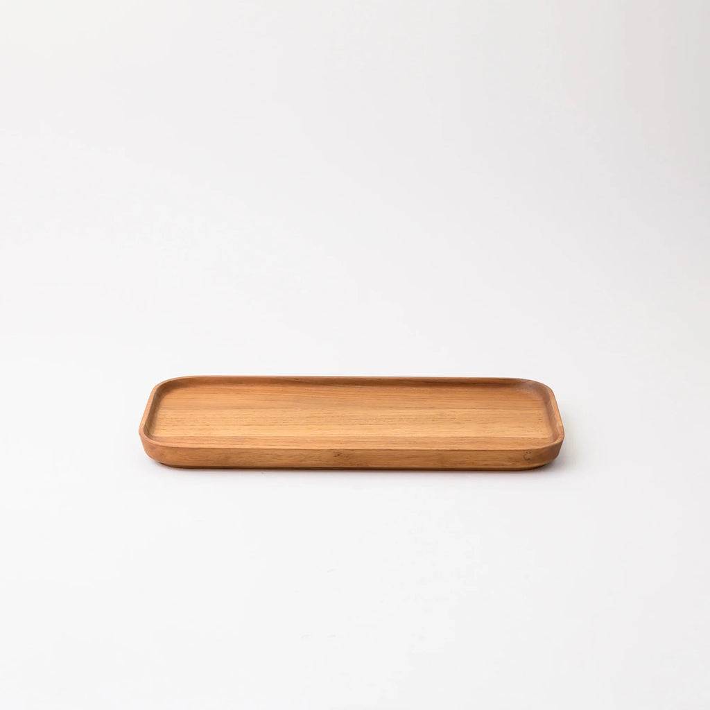 Moon Long Dish - Teak