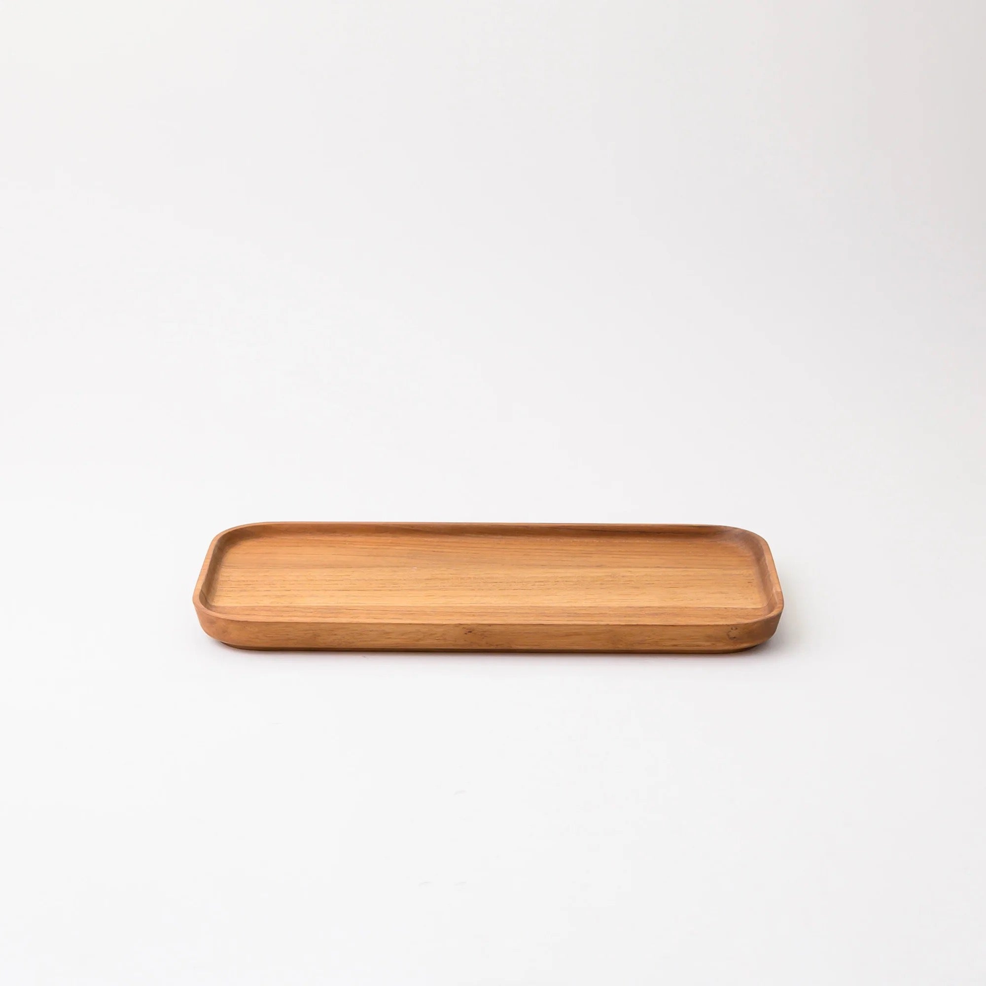 Moon Long Dish - Teak