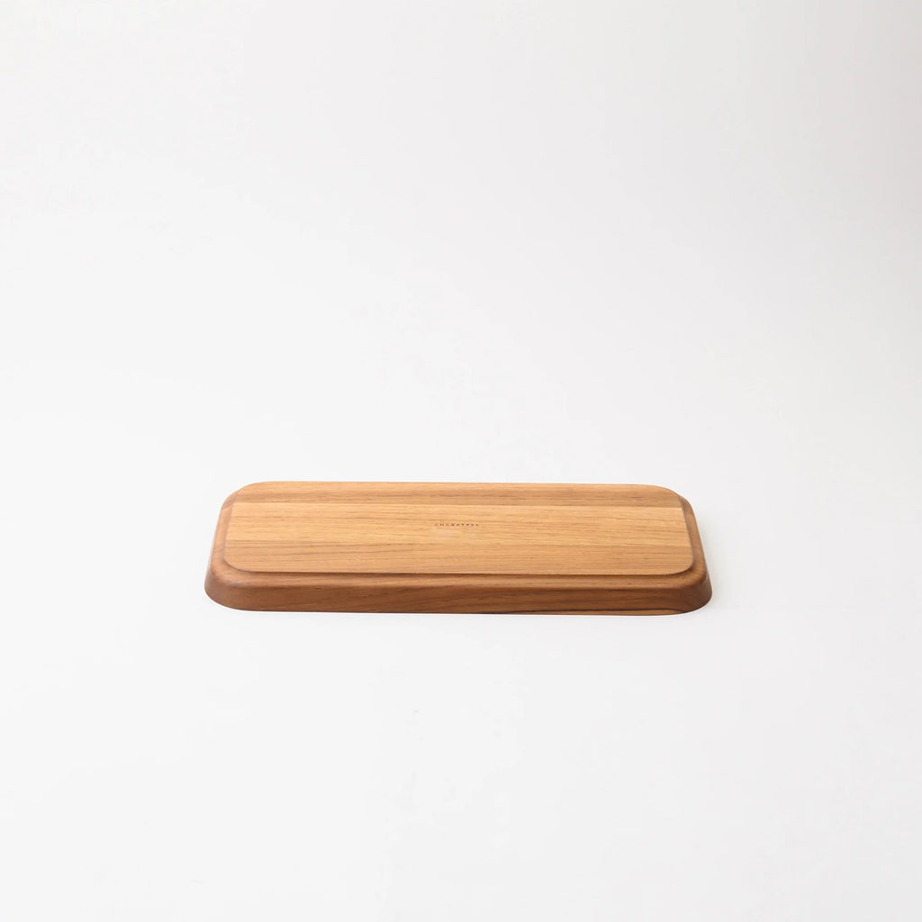Moon Long Dish - Teak