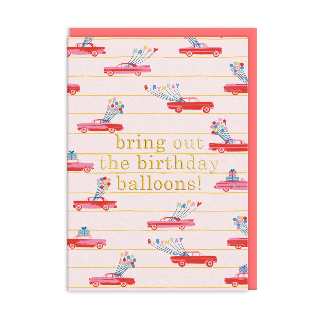 Birthday Cadillac Greeting Card