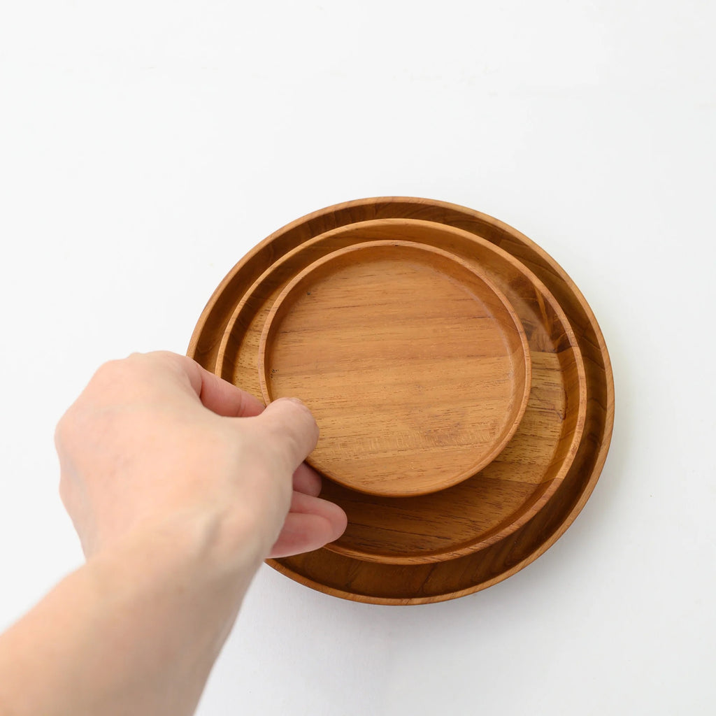 Moon Dish - Teak