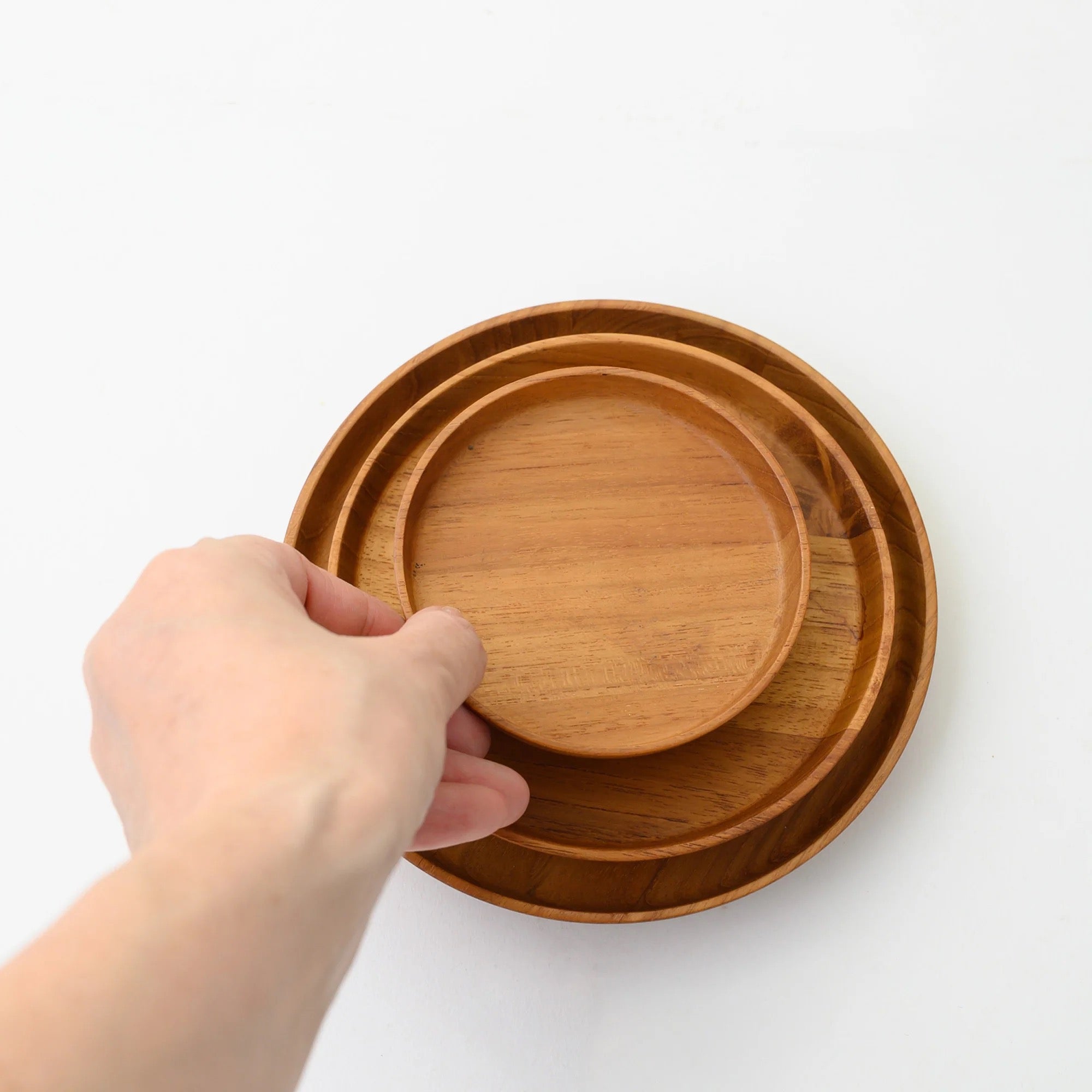 Moon Dish - Teak