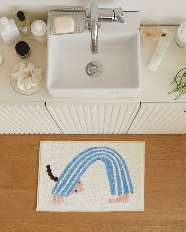 Jacquard Bath Mat - Mind Yoga