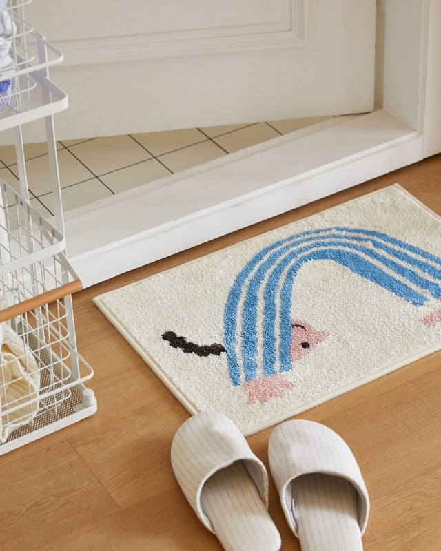 Jacquard Bath Mat - Mind Yoga